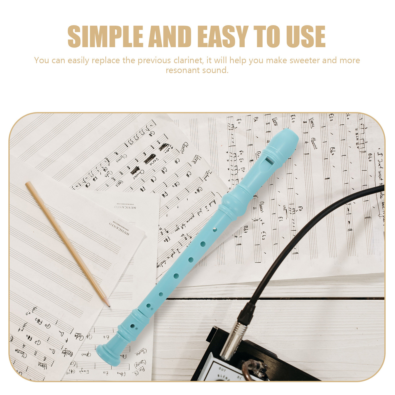 Plastic Clarinet Beginner Reco - Musical Instrument A Recorder recension och pris